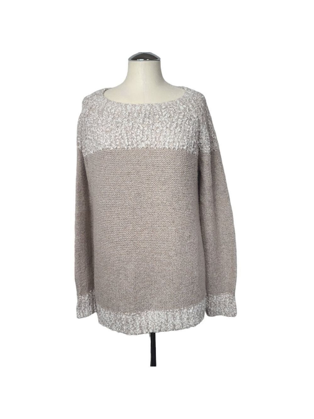 Fate Clariana Textured Colorblock Sweater L